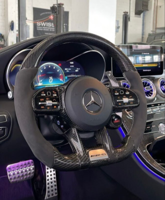 Mercedes AMG Custom Carbon Fibre Steering Wheel A/C/CLA/E/S/G Class Pre Order