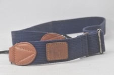 SakuraDo Camera  Rare  Vintage Canon Eagle Leather  Canvas Blue Strap