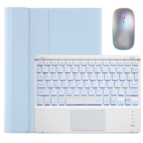 Coque clavier souris pour Samsung Galaxy Tab A8 A9+ S9 FE/S9 S8 pavé tactile rétroéclairé - Photo 30/53
