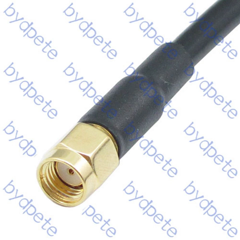 RP-SMA Male to RPSMA Female RG58 Coaxial Cable Koaxial Kable 50Ohm extension lot - Image 3 of 4