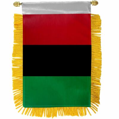 Africa Afro Mini Banner Flag Car Home Window Rearview Mirror Mother land Map 