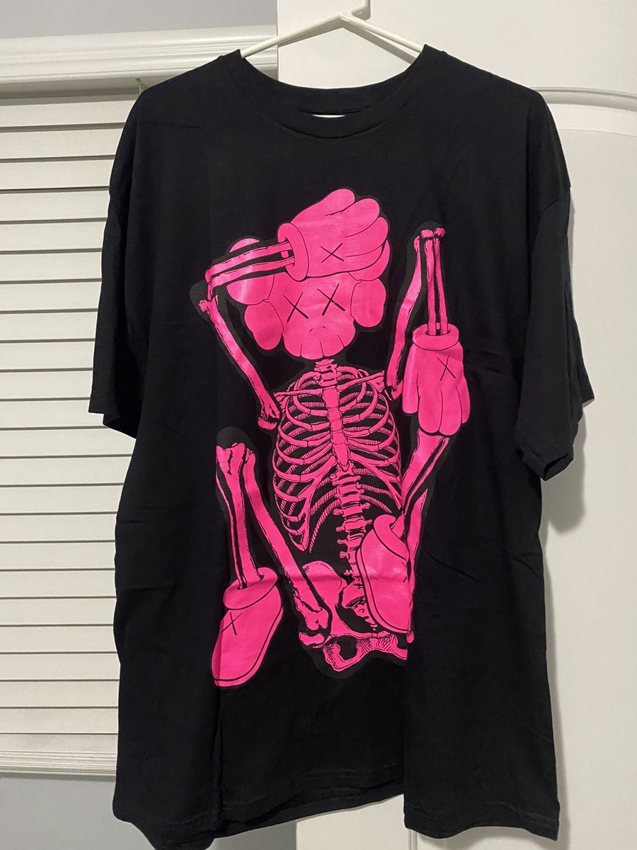 LIMITED KAWS x Cactus Plant Flea Market Skeleton T-Shirt