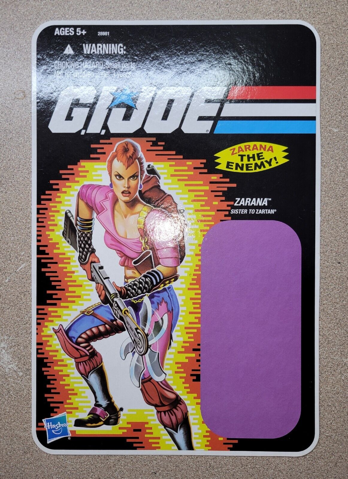 Hasbro G.I. Joe SDCC 2011 San Diego ComicCon Exclusive Zarana Card