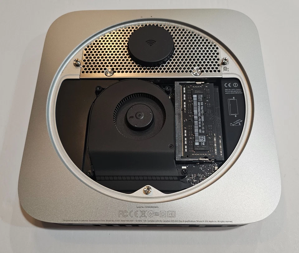Apple 2012 Mac Mini A1347 i5 Dual Core 2.5Ghz 4GB RAM 500GB HDD / Excellent! - Image 3 of 4