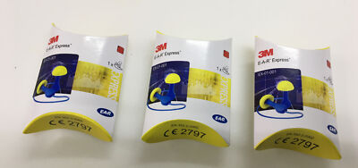 #3M E-A-R kabelgebundene Pod-Stecker 3er-Pack *neu* kostenloser Versand