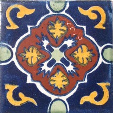 C021 Mexican Tile sample 4x4 inch, we combine shipping GET WHAT YOU NEED