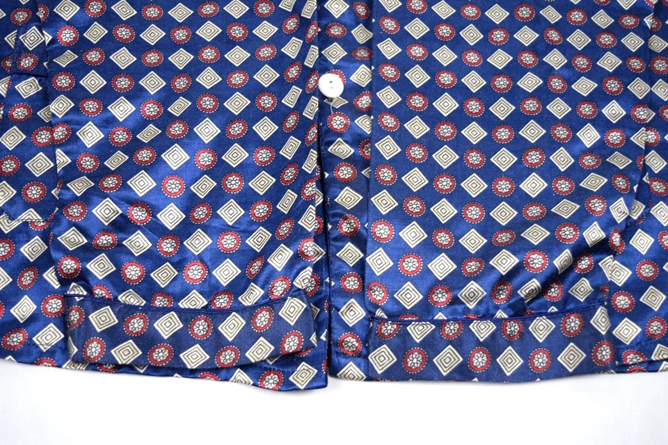 Juego de Pijama Vintage Caier Talla M/L Años 50 Diamantes Satinados Medallones Cobain Especial Foto 4 de 4