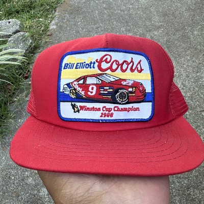 Vintage 1988 NASCAR Winston Cup Champion Bill Elliott Coors Racing Trucker Hat