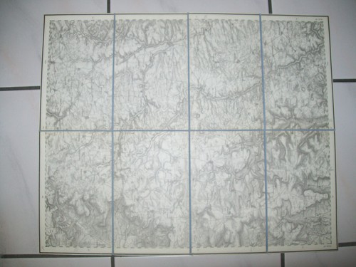DR deutsche Reichsbahn Plan Eisenbahn Karte Landkarte Bamberg ost NEUHAUS - Bild 2 von 4