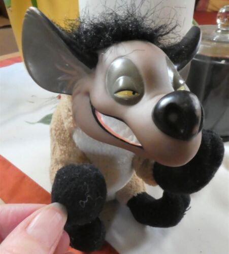 Disney Hyäne Shenzi König der Löwen mit Vinylkopf 1994 Stofftier Vintage Sammler