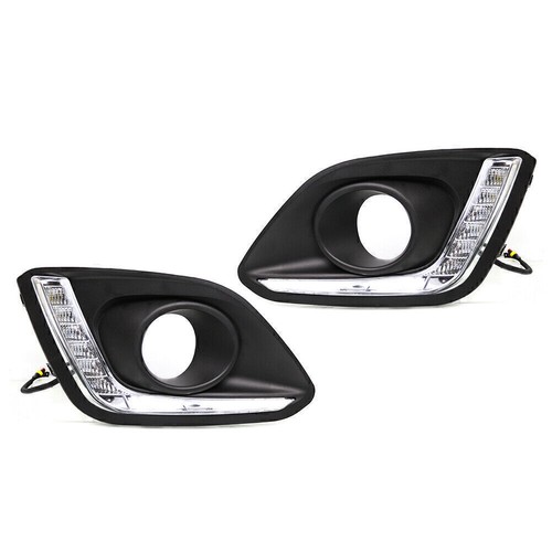 LED Daytime Running Lights DRL Pure White Lamp Fit Suzuki Swift 2014-2016 Car - Picture 5 of 10