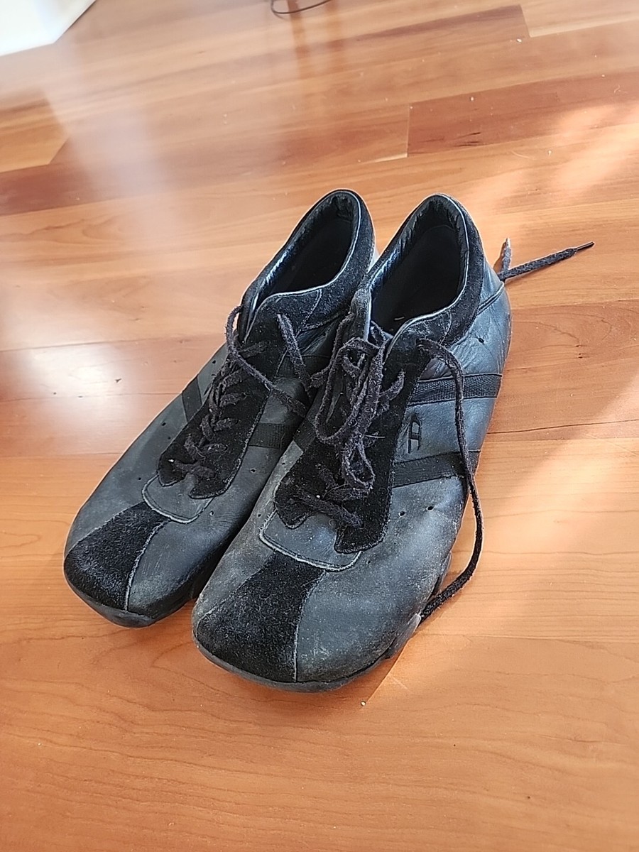 Vintage Mens Leather Black Diesel Casual Sneakers 90s Era Size 13