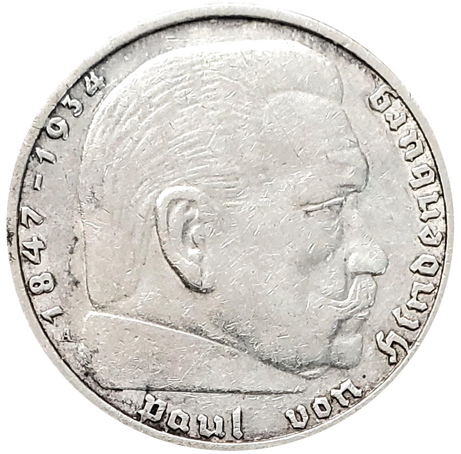 Unc 1937 A Germany 2 Reichsmark Silver Coin 3rd Reich # 0535 | eBay