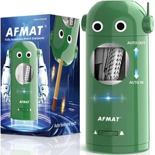 AFMAT Electric Pencil Sharpener for Colored Pencils 7-11.5mm, Fully Automatic...