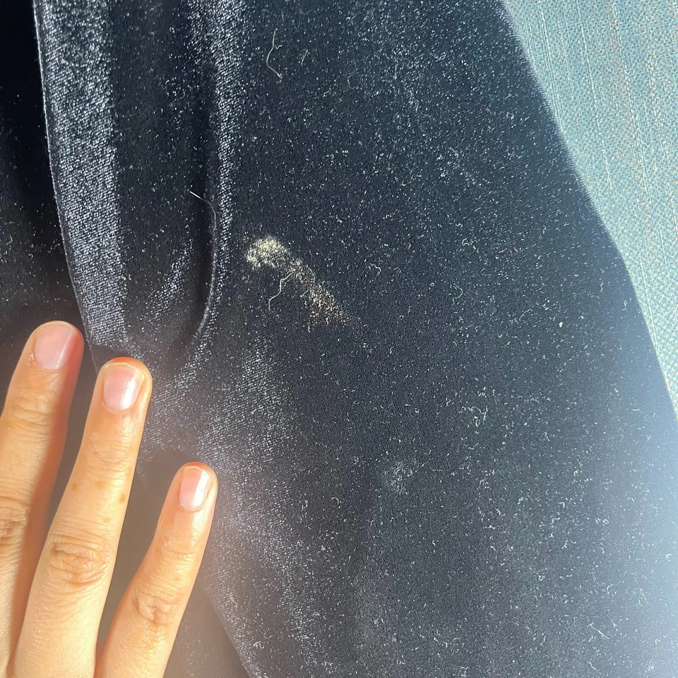 复古 Jessica Howard 女式夹克黑色天鹅绒纽扣闭合 12 码娇小 — 第 4/4 张图片