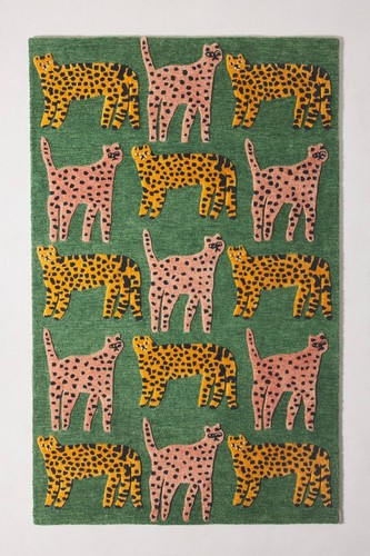 Premium Quality Rugs 5' x 8' Cat's Velho Hand Tufted Anthropologie Wool Carpet