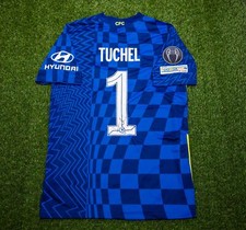Thomas Tuchel Signed Chelsea F.C. European Super Cup Shirt AFTAL COA