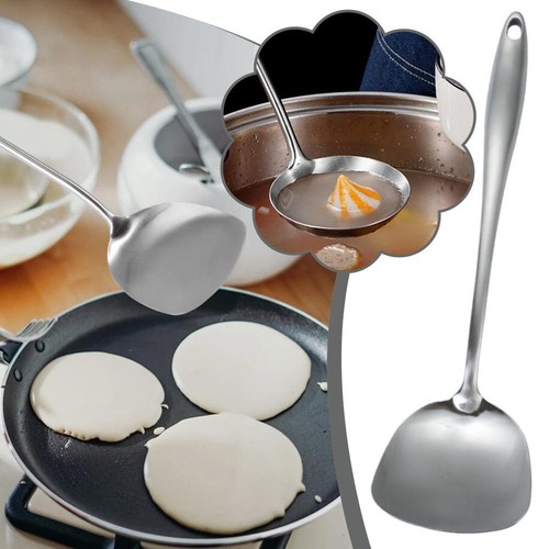 Juego de cucharas de acero inoxidable ranuradas para servir cucharas de comida cena $ - Imagen 4 de 32