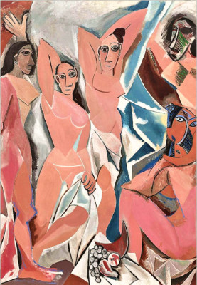 LES DEMOISELLES D'AVIGNON - PICASSO - REFRIGERATOR PHOTO MAGNET 3''-5''
