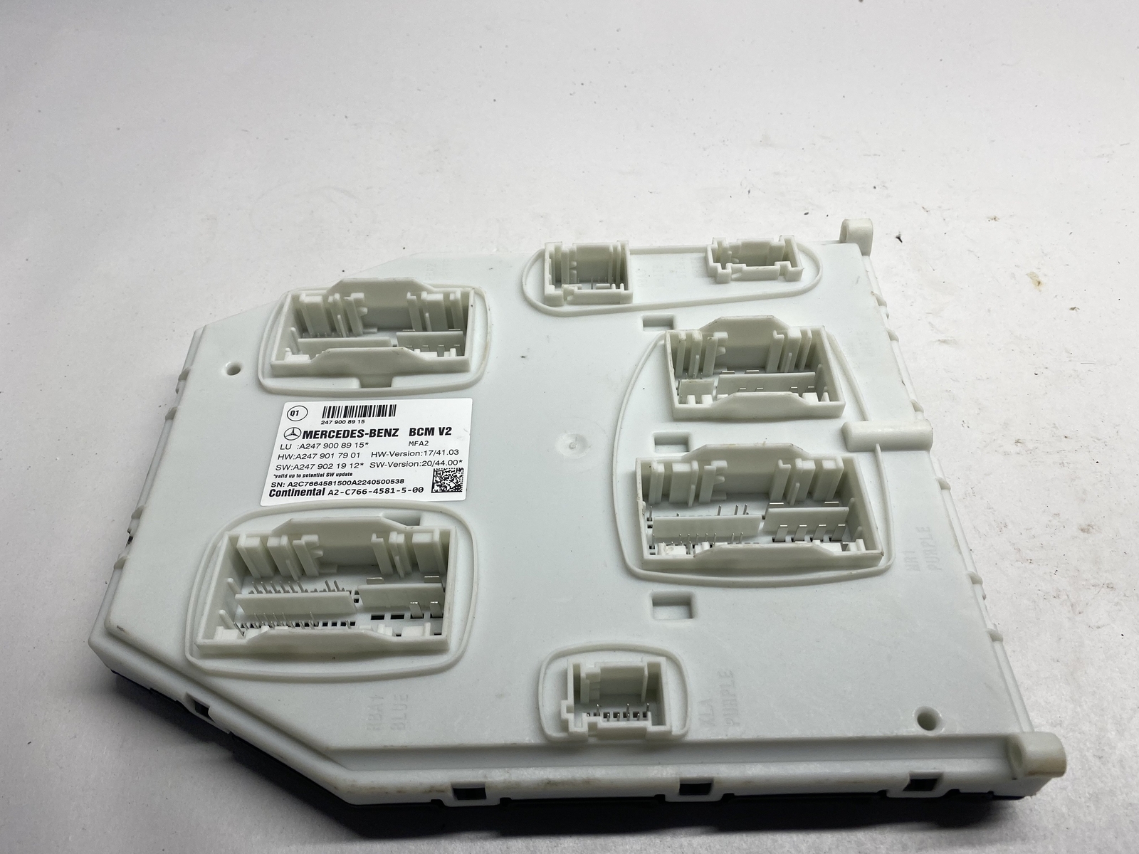 MERCEDES-BENZ A W177 BCM Comfort Control Unit Module A2479008915 