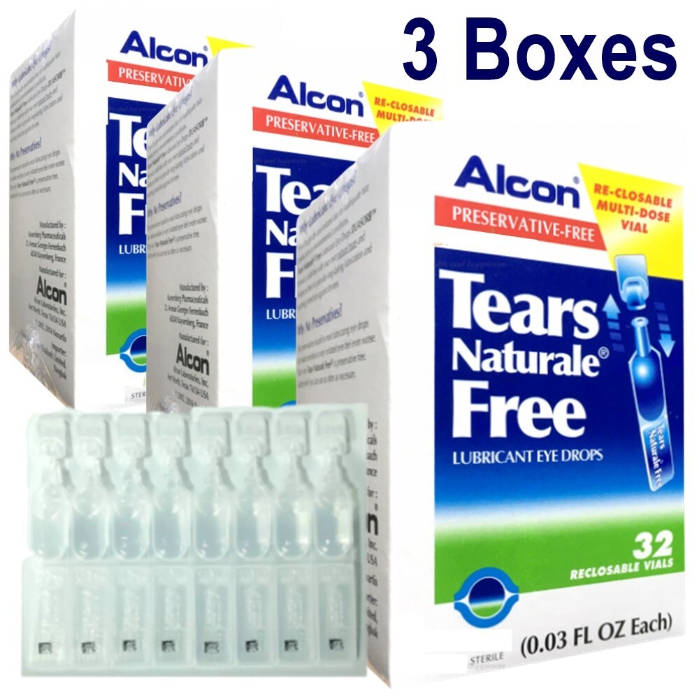 Tears Naturale Free Dry Eye Reliever Lubricant Original Alco
