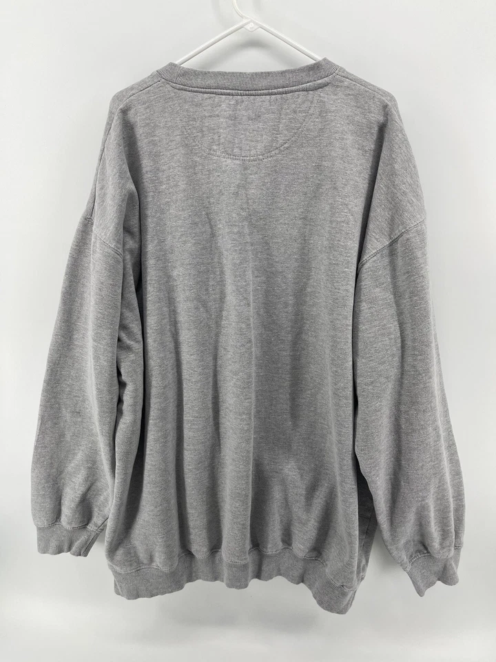 Vintage Champion Pullover Sweatshirt Mens Big Tall Size 4XLT Grey Fast Shipping - Image 4 of 4