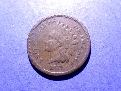 1873 Open 3 Indian Cent  Fine
