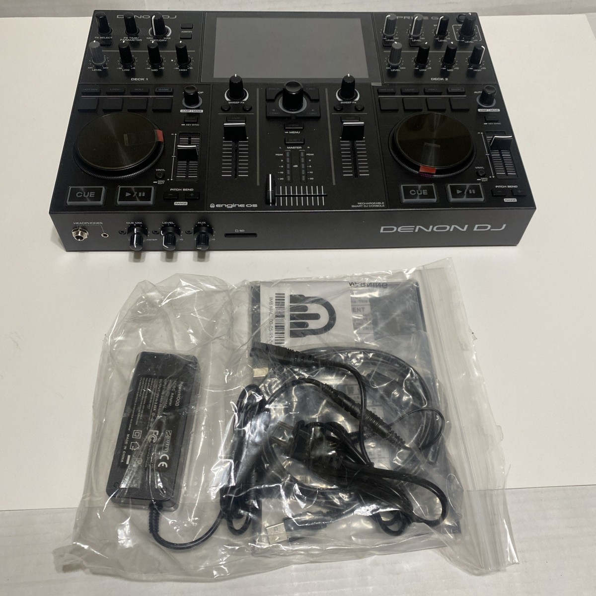 Denon DJ PRIME GO Double Deck Rechargeable Smart DJ Console