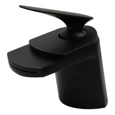 Miseno ML-NBF-084 Wave 2.2 GPM 1 Hole Bathroom Faucet - Black