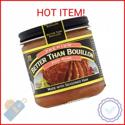 Better Than Bouillon Premium Ham Base, Made with Seasoned Ham, Blendable Base fo