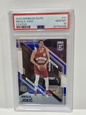 2020 Elite Status Die Cut Nikola Jokic 03/15 PSA 10 Gem Mint #31