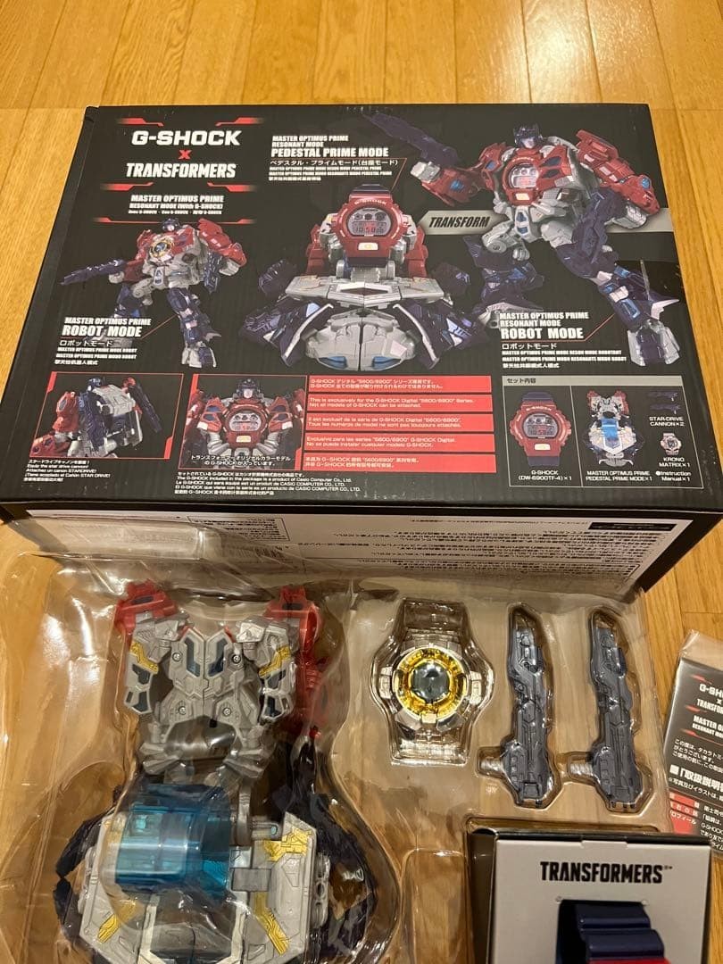 G-SHOCK コラボ トランスフォーマー DW-6900TF-SET Transformers x G-Shock DW-6900TF-SET Master Optimus Prime for 35th