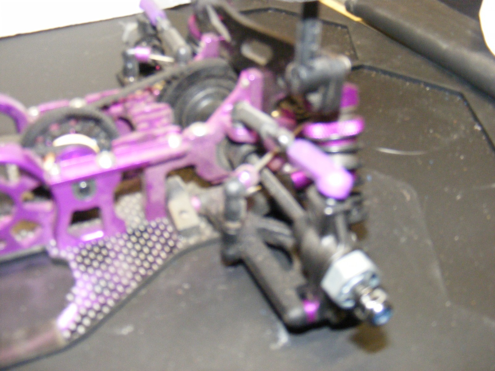 Hpi Cyclone Rc Car Chassis Made Of Carbon Fiber