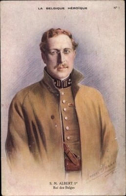 Künstler Ak La Belgique Héroique, S. M. Albert I., Roi des Belges - 3799832