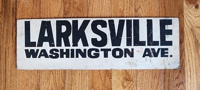 VINTAGE BUS DASH CARD WILKES-BARRE TRANSIT  CORP LCTA LUZERNE LARKSVILLE PA