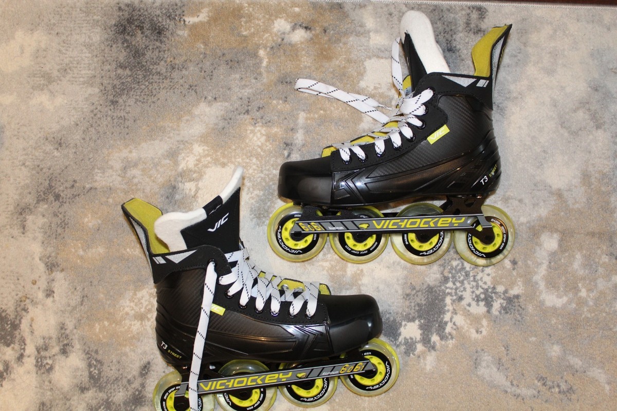 🔥VIC Roller Hockey Inline Skates, Senior Size 10 T3 Street -Brand
