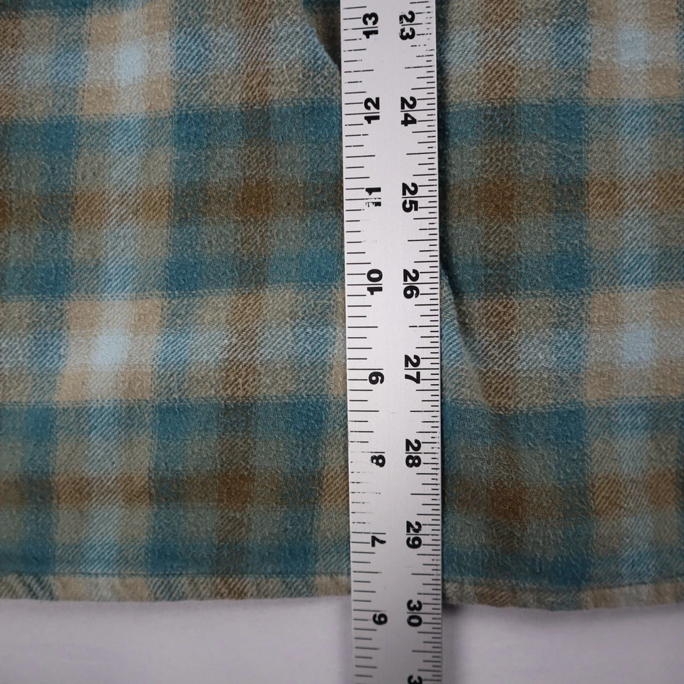 Camisa masculina Rip Curl flanela pesada xadrez XL clássica algodão xadrez praia burly - Imagem 4 de 4