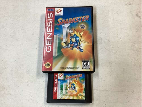 Sparkster (Sega Genesis, 1994) No Manual Tested