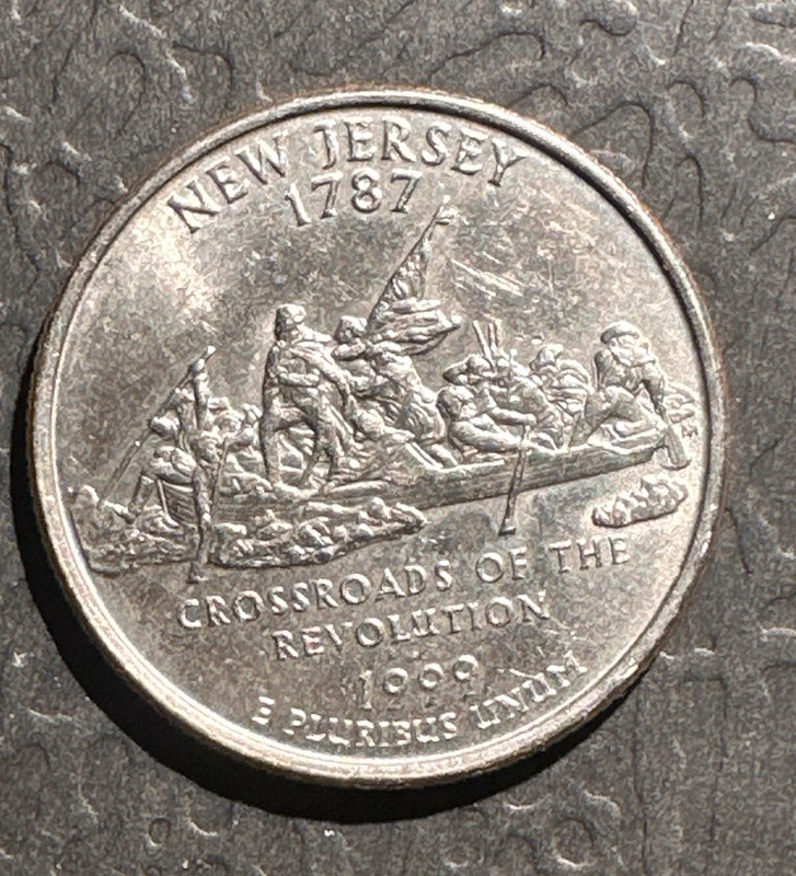 1999-D New Jersey State Quarter 25C Denver Mint Business Strike Coin