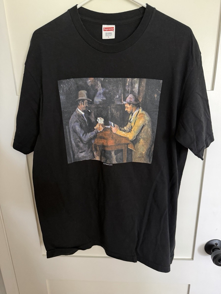 Supreme Cards Tee Black Size Large SS18 | eBay