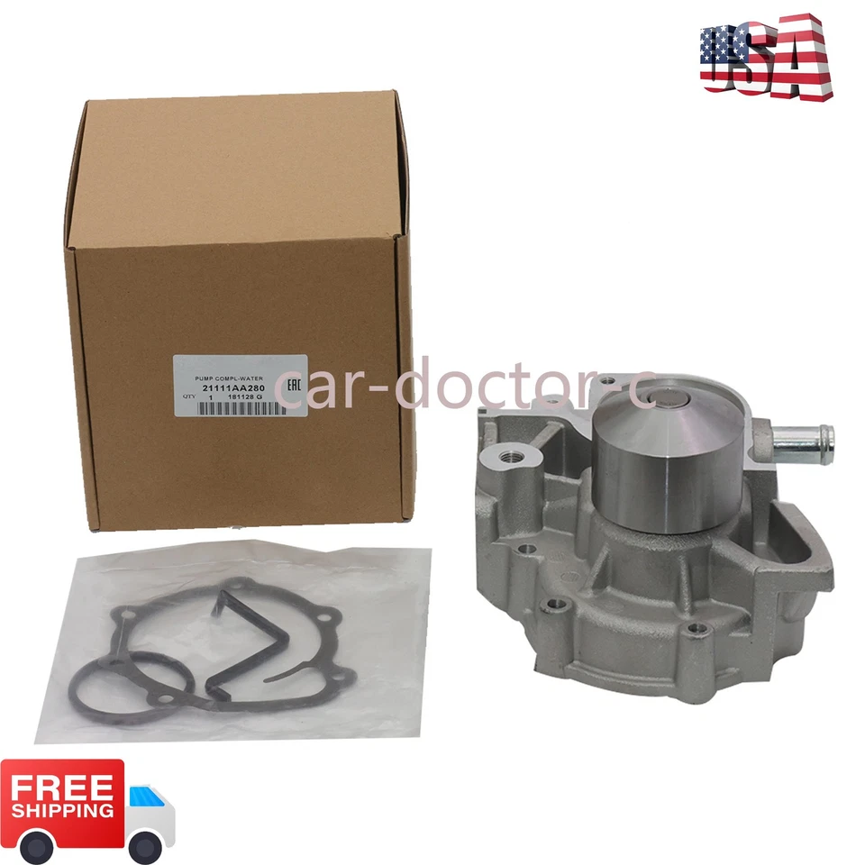 OEM FOR 93-05 Subaru Impreza Forester Legacy Water Pump & Gasket NON TURBO NEW Foto 2 de 4