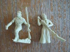1950's MARX  Fort Apache Playset set of  2 60mm highly detailed Pioneers