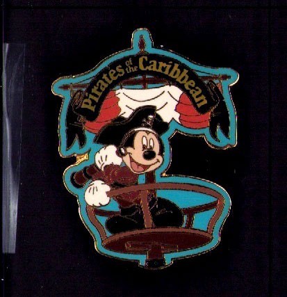 Disney Pirate Mickey Mouse Crow's Nest Pirates Of The Caribbean Disney Pin