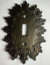 Vintage Antique 1970s Edmar Ornate Cast Metal...