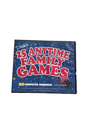 Dave's 25 Anytime Family Games 2 Audio CD's No Computer Needed For All Ages