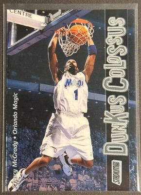 2001-02 Stadium Club Dunkus Colossus Tracy McGrady Orlando Magic #DC3