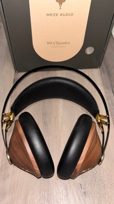 Meze Audio 99 Classics V2 Over-Ear Headphones - Walnut/Gold