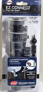 DANCO EZ Connect Pop Up Drain 10691 - NEW