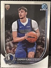 Cooper Flagg 2025 Bowman Chrome Rookie Dallas Mavericks Topps Card BCV-1
