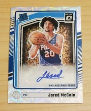 2024-25 Panini Donruss Optic Autograph Jared McCain #313 Scope Prizm